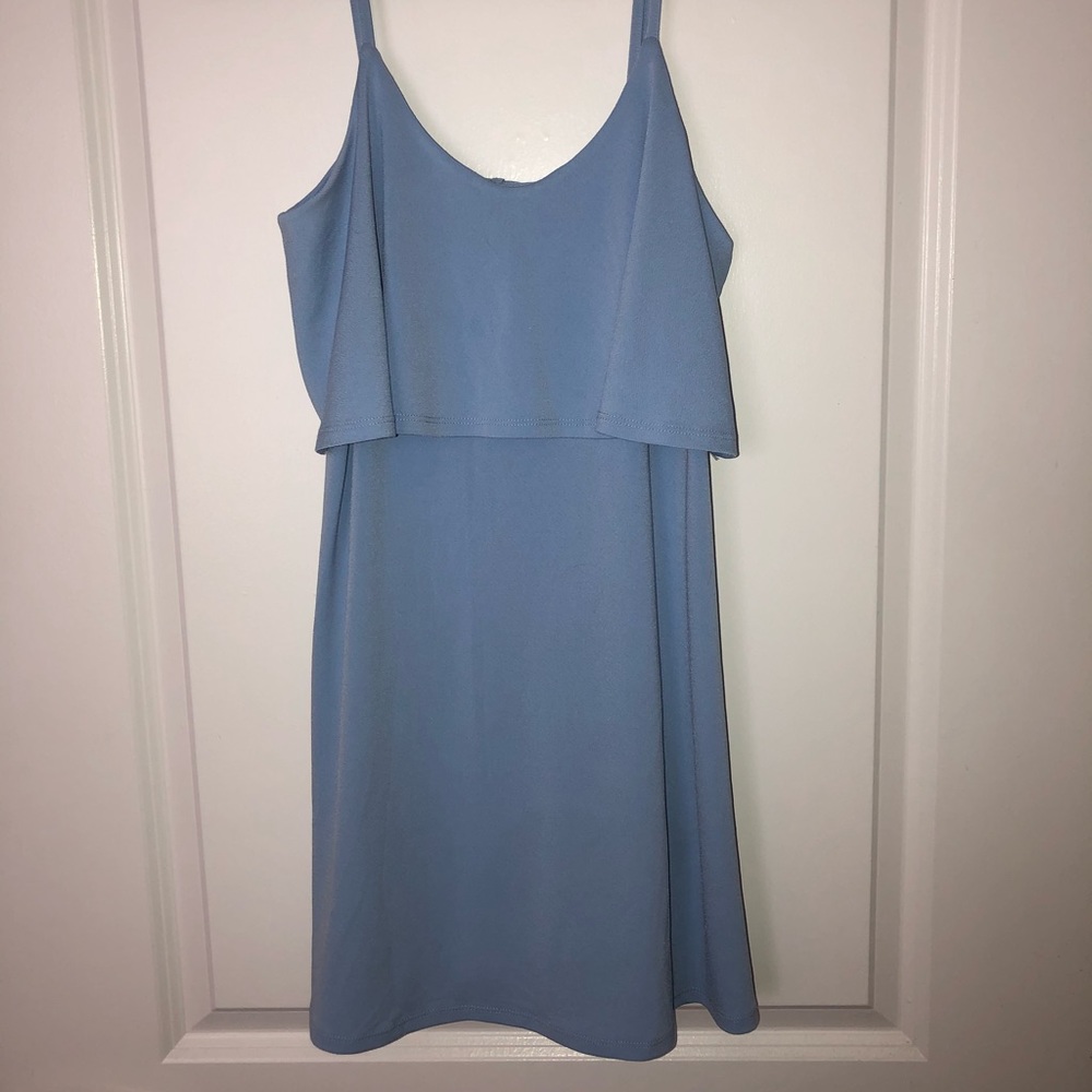 Express Light Blue Mini Dress